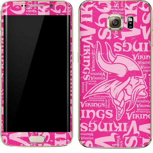 NFL Minnesota Vikings - Blast Pink Galaxy S7 Edge Skin